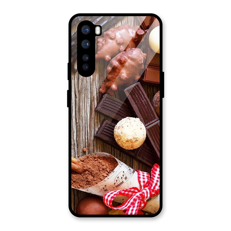 Chocolate Candies Glass Back Case for OnePlus Nord