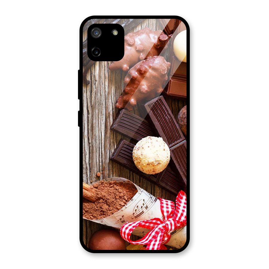 Chocolate Candies Glass Back Case for Realme C11