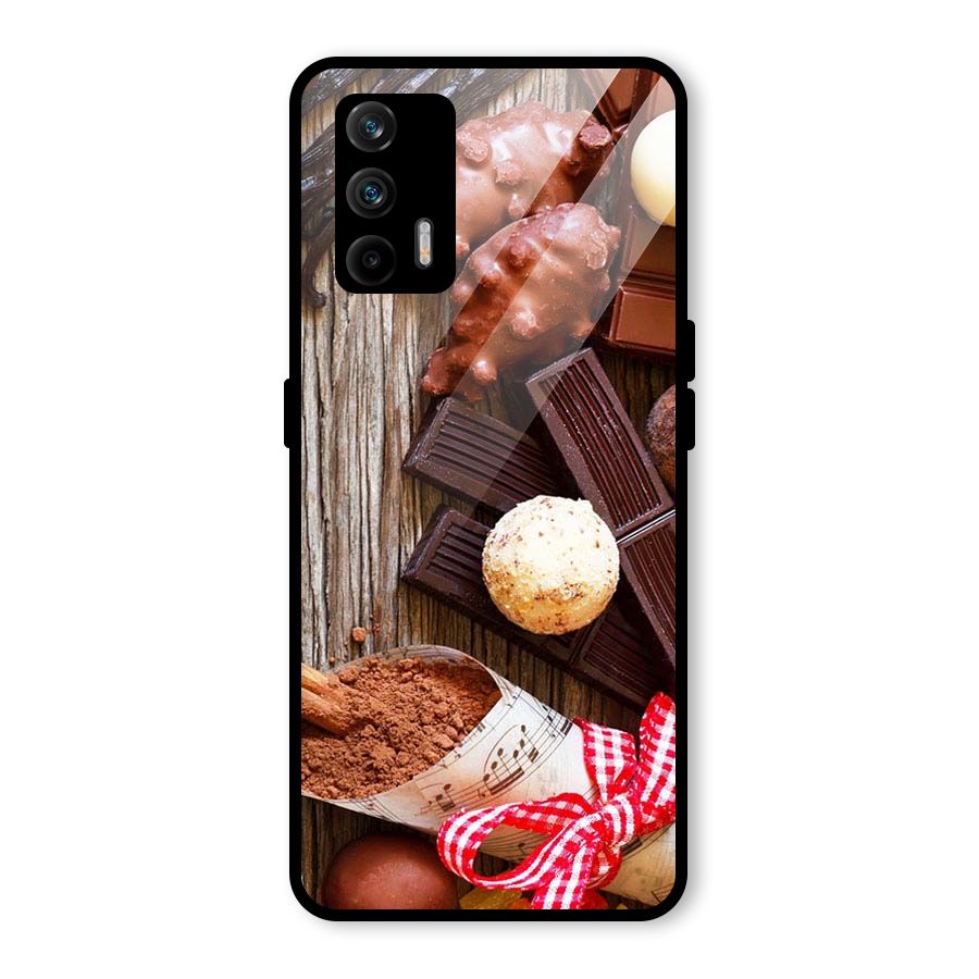 Chocolate Candies Glass Back Case for Realme GT 5G