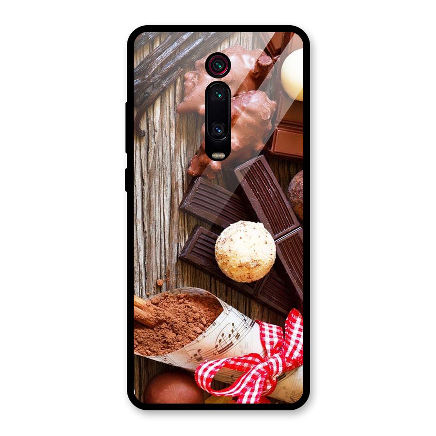 Chocolate Candies Glass Back Case for Redmi K20 Pro