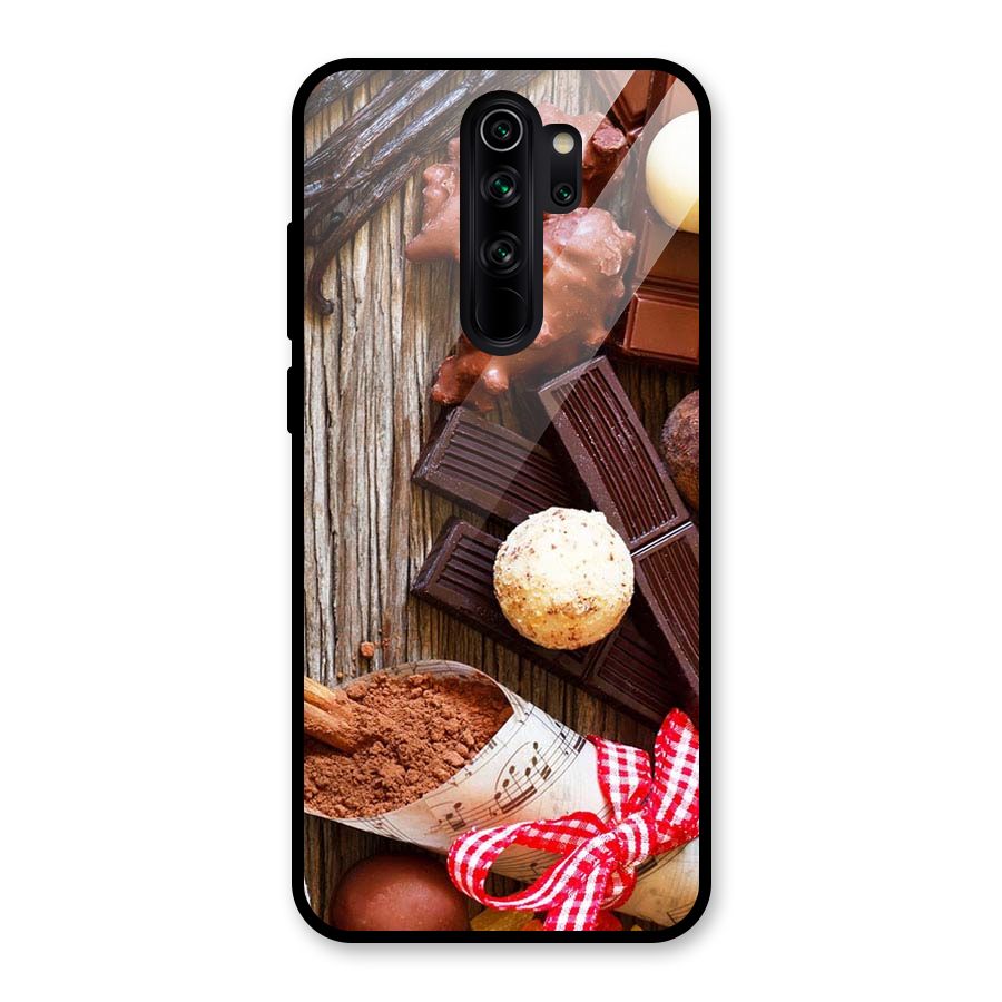 Chocolate Candies Glass Back Case for Redmi Note 8 Pro