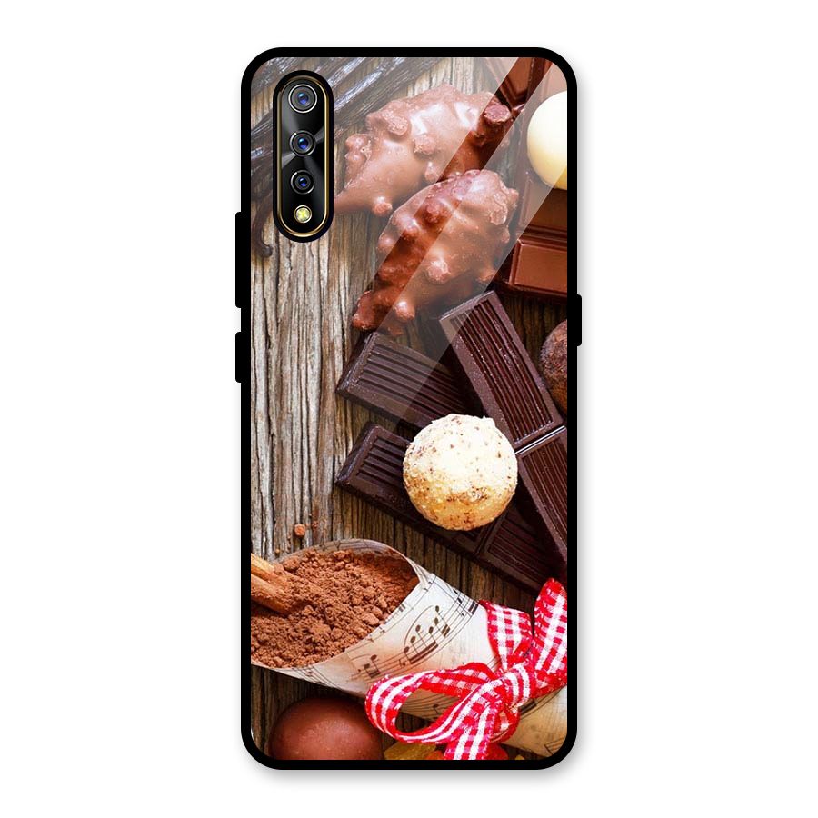 Chocolate Candies Glass Back Case for Vivo Z1x