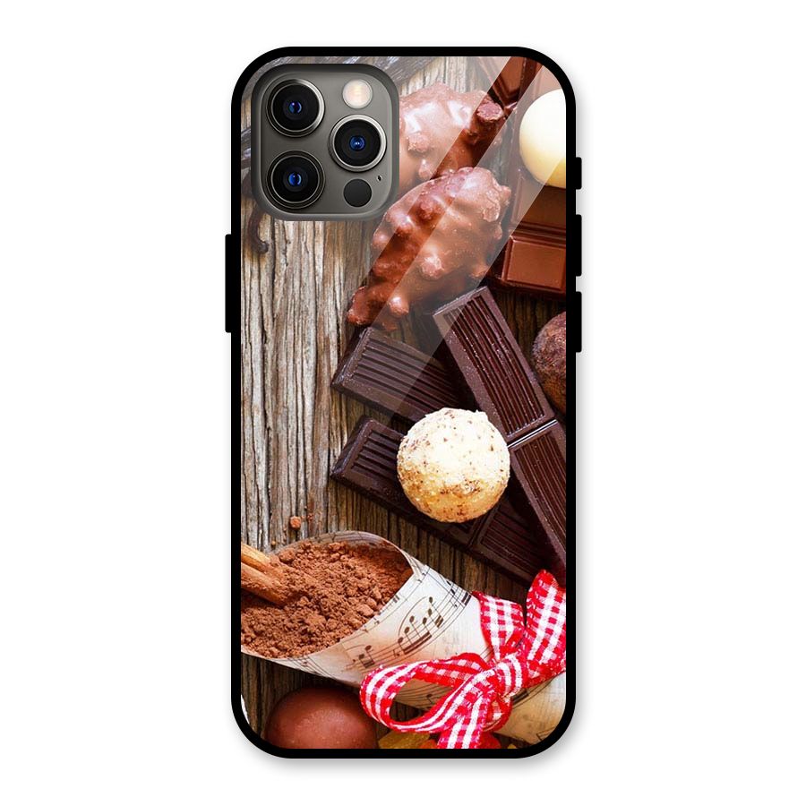 Chocolate Candies Glass Back Case for iPhone 12 Pro