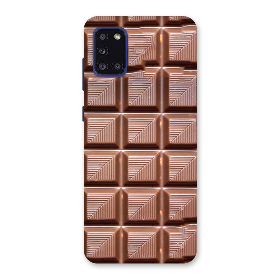 Chocolate Tiles Back Case for Galaxy A31