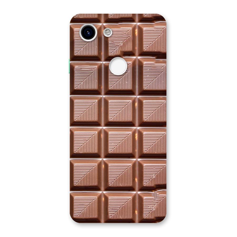 Chocolate Tiles Back Case for Google Pixel 3