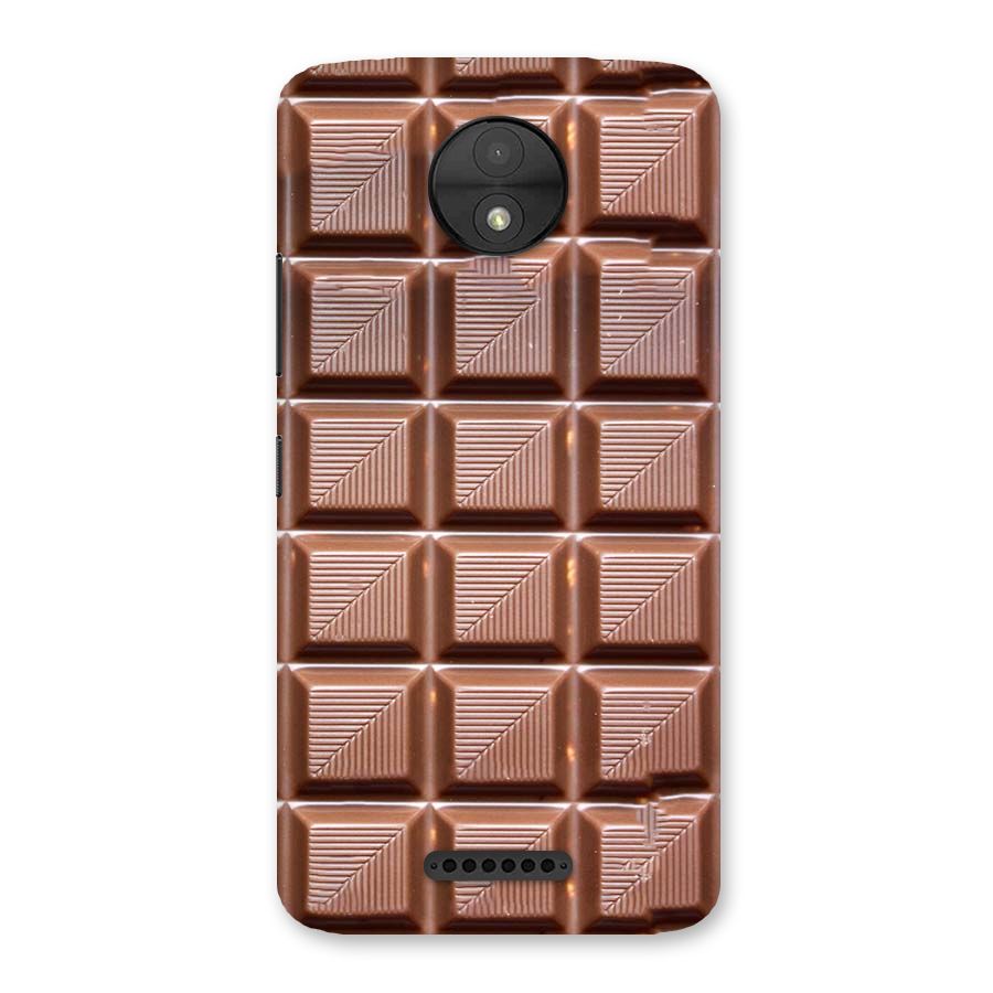 Chocolate Tiles Back Case for Moto C