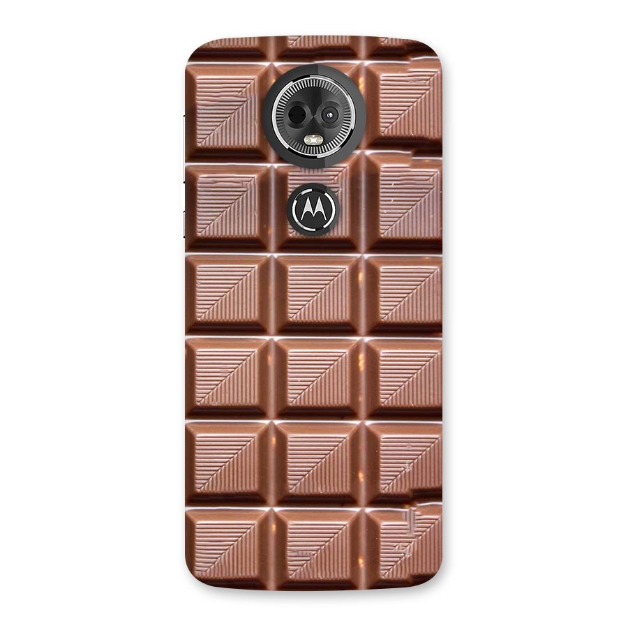 Chocolate Tiles Back Case for Moto E5 Plus