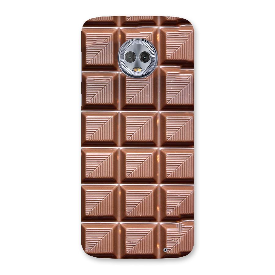 Chocolate Tiles Back Case for Moto G6 Plus