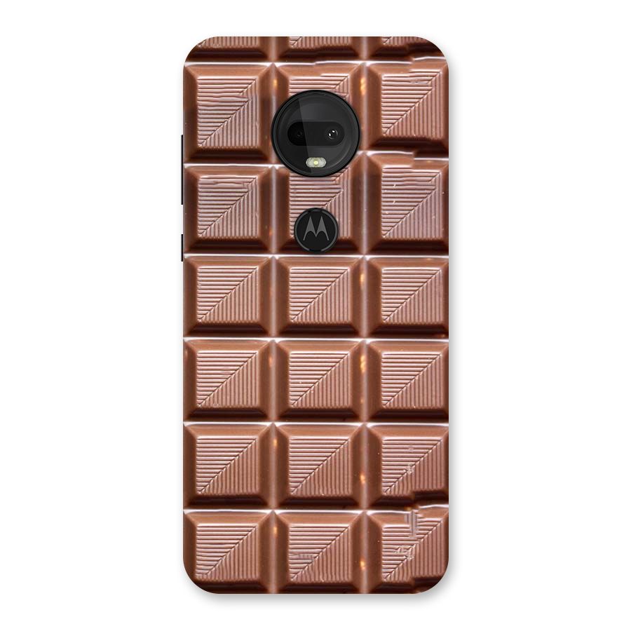 Chocolate Tiles Back Case for Moto G7