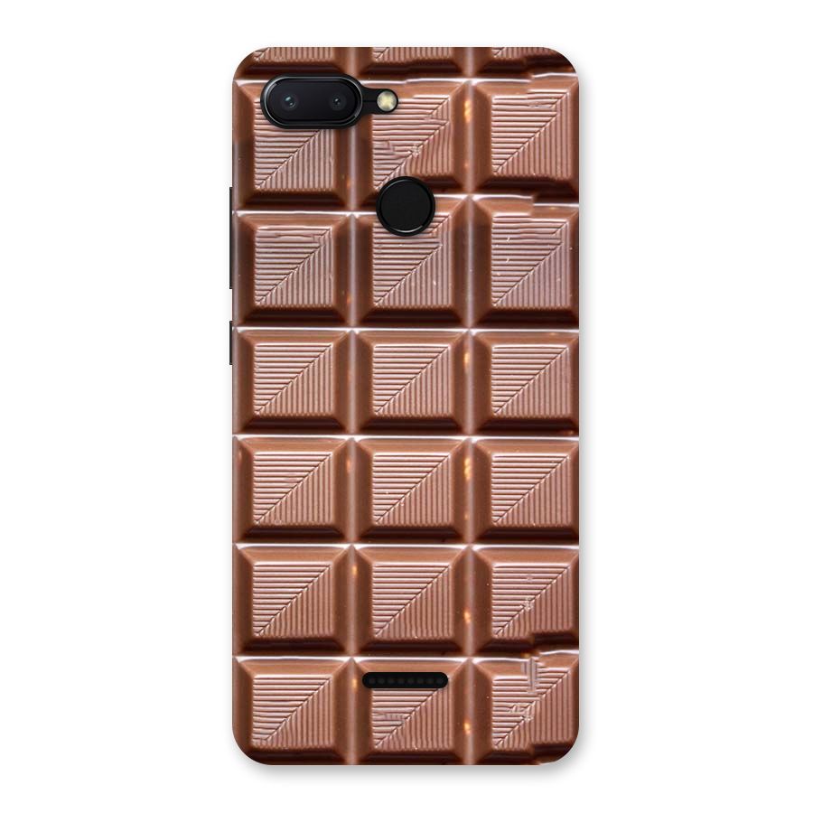 Chocolate Tiles Back Case for Redmi 6