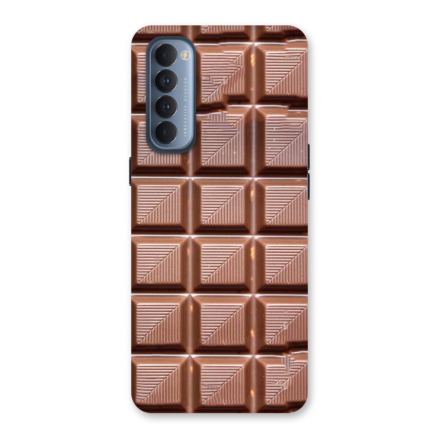 Chocolate Tiles Back Case for Reno4 Pro