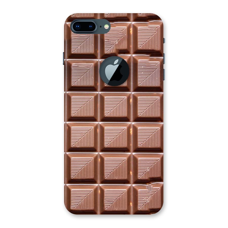 Chocolate Tiles Back Case for iPhone 7 Plus Logo Cut