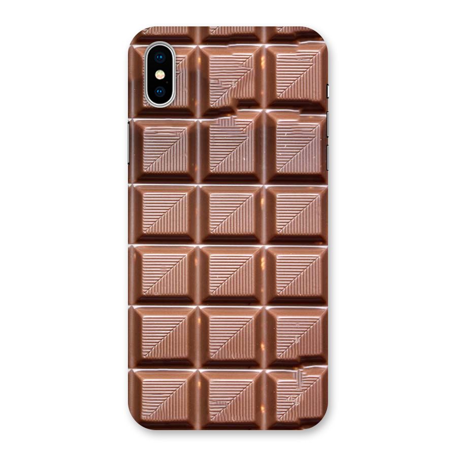 Chocolate Tiles Back Case for iPhone XS