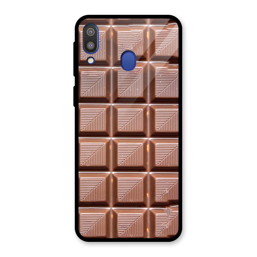 Chocolate Tiles Glass Back Case for Galaxy M20