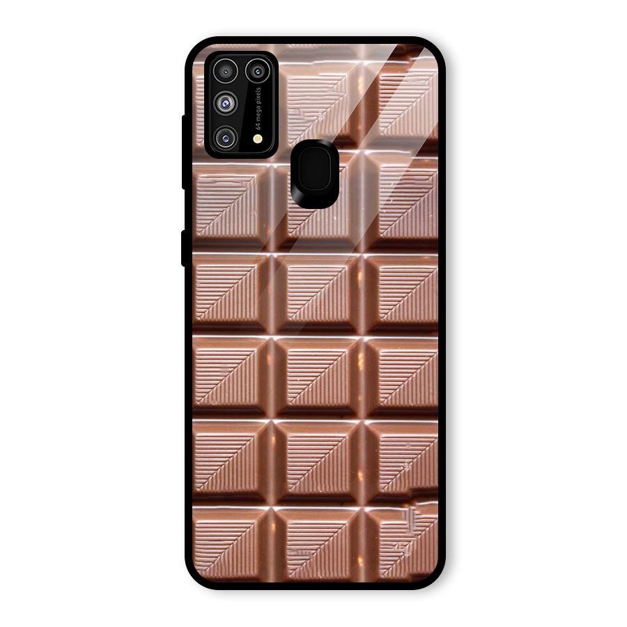 Chocolate Tiles Glass Back Case for Galaxy M31