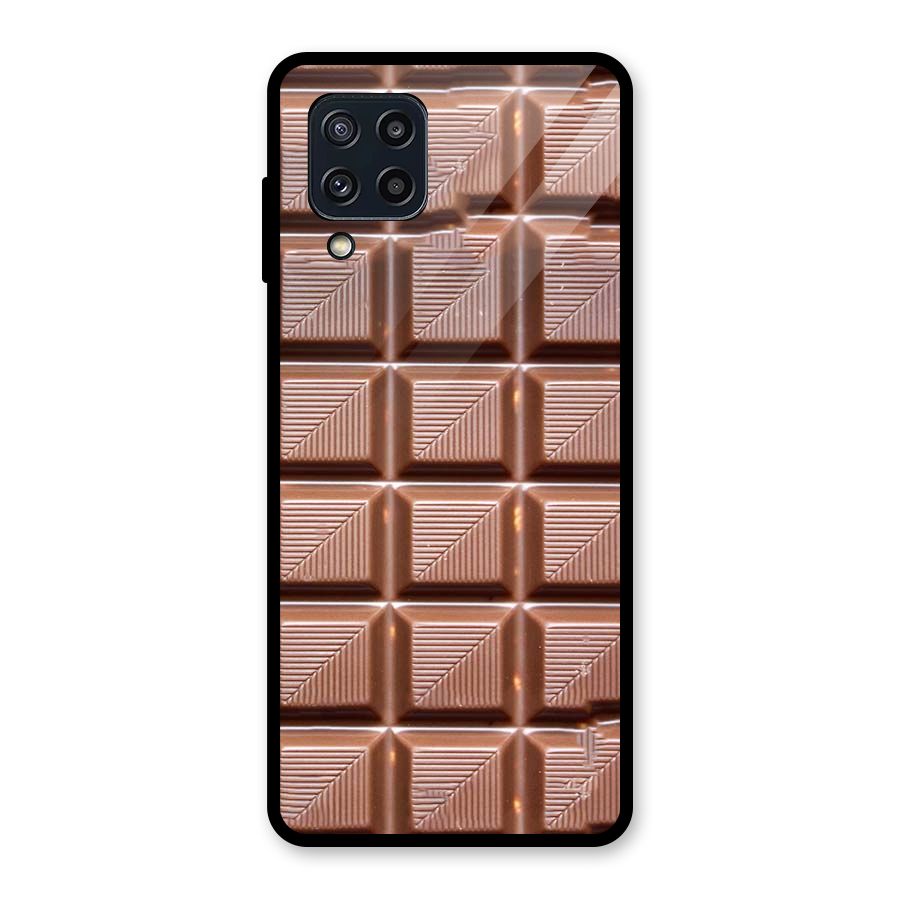 Chocolate Tiles Glass Back Case for Galaxy M32
