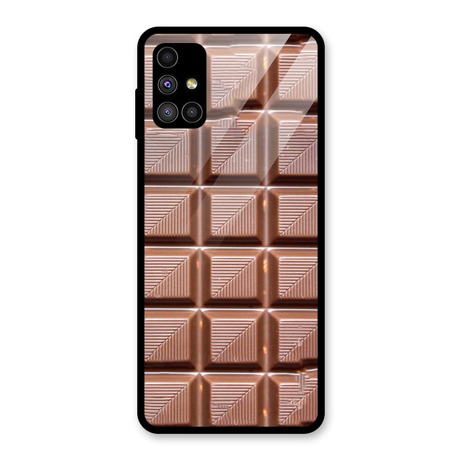 Chocolate Tiles Glass Back Case for Galaxy M51