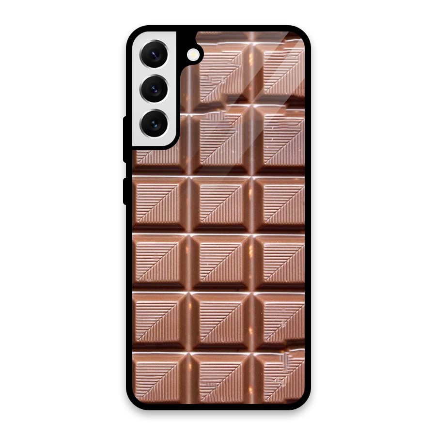 Chocolate Tiles Glass Back Case for Galaxy S22 Plus 5G