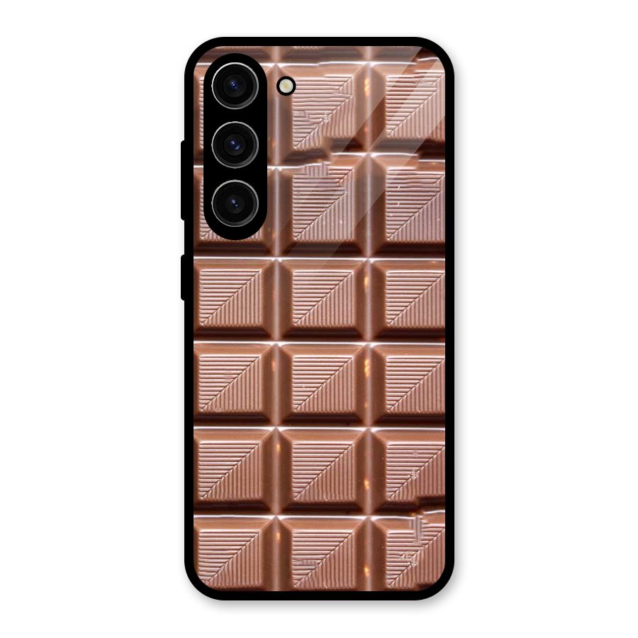 Chocolate Tiles Glass Back Case for Galaxy S23
