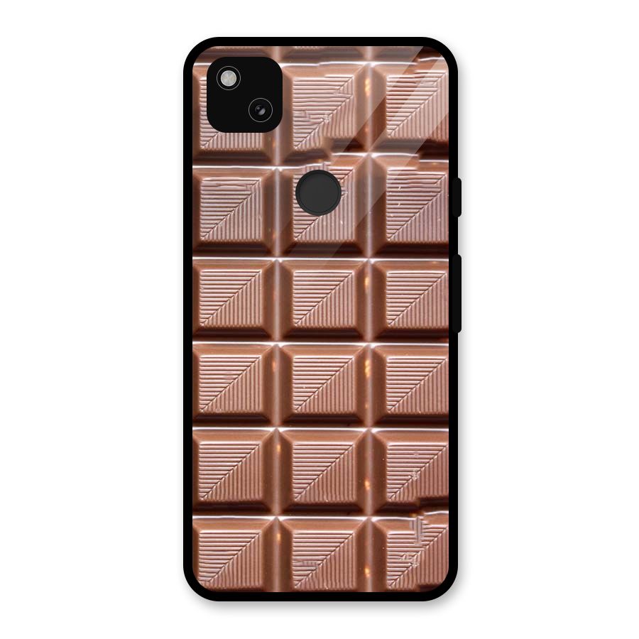 Chocolate Tiles Glass Back Case for Google Pixel 4a