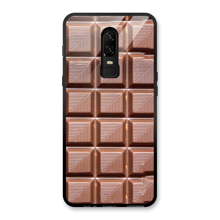 Chocolate Tiles Glass Back Case for OnePlus 6