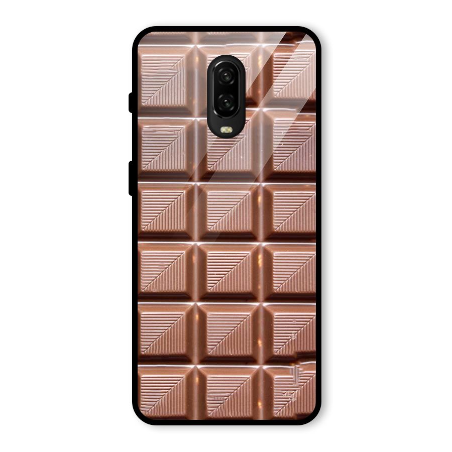Chocolate Tiles Glass Back Case for OnePlus 6T