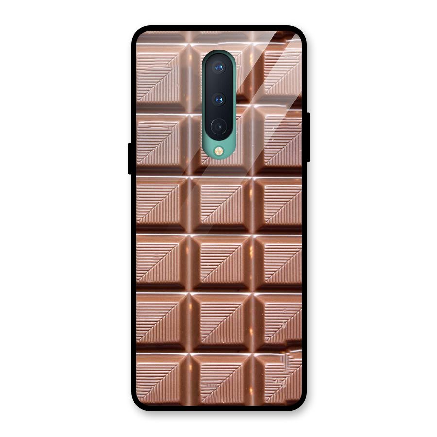 Chocolate Tiles Glass Back Case for OnePlus 8