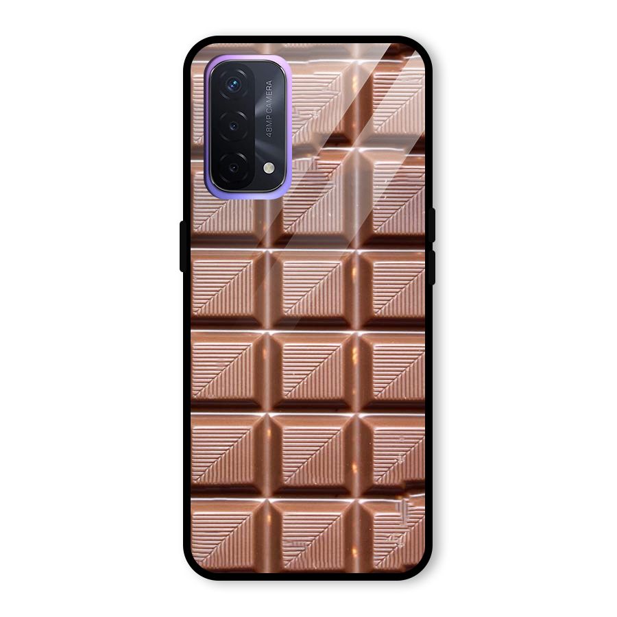 Chocolate Tiles Glass Back Case for Oppo A74 5G