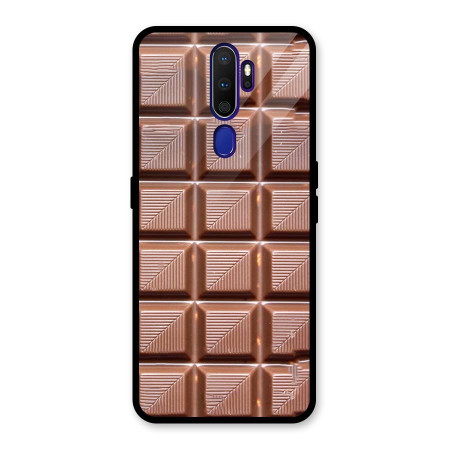 Chocolate Tiles Glass Back Case for Oppo A9 (2020)