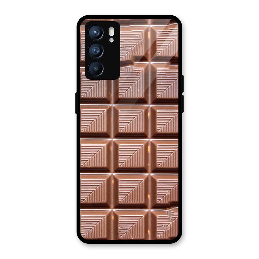 Chocolate Tiles Glass Back Case for Oppo Reno6 5G