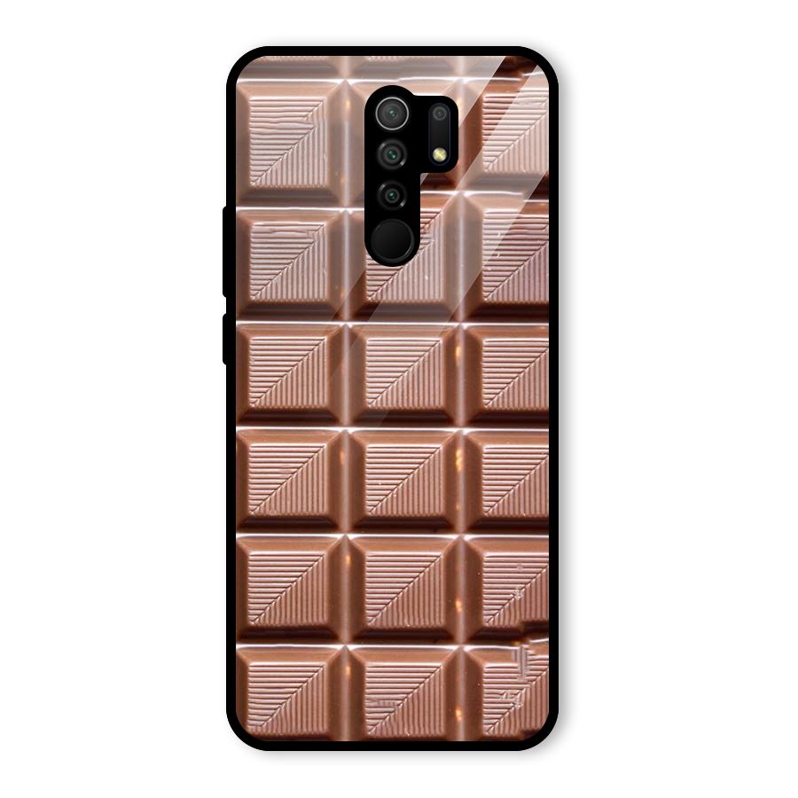 Chocolate Tiles Glass Back Case for Poco M2