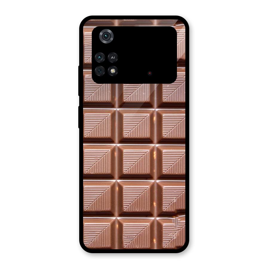 Chocolate Tiles Glass Back Case for Poco M4 Pro 4G