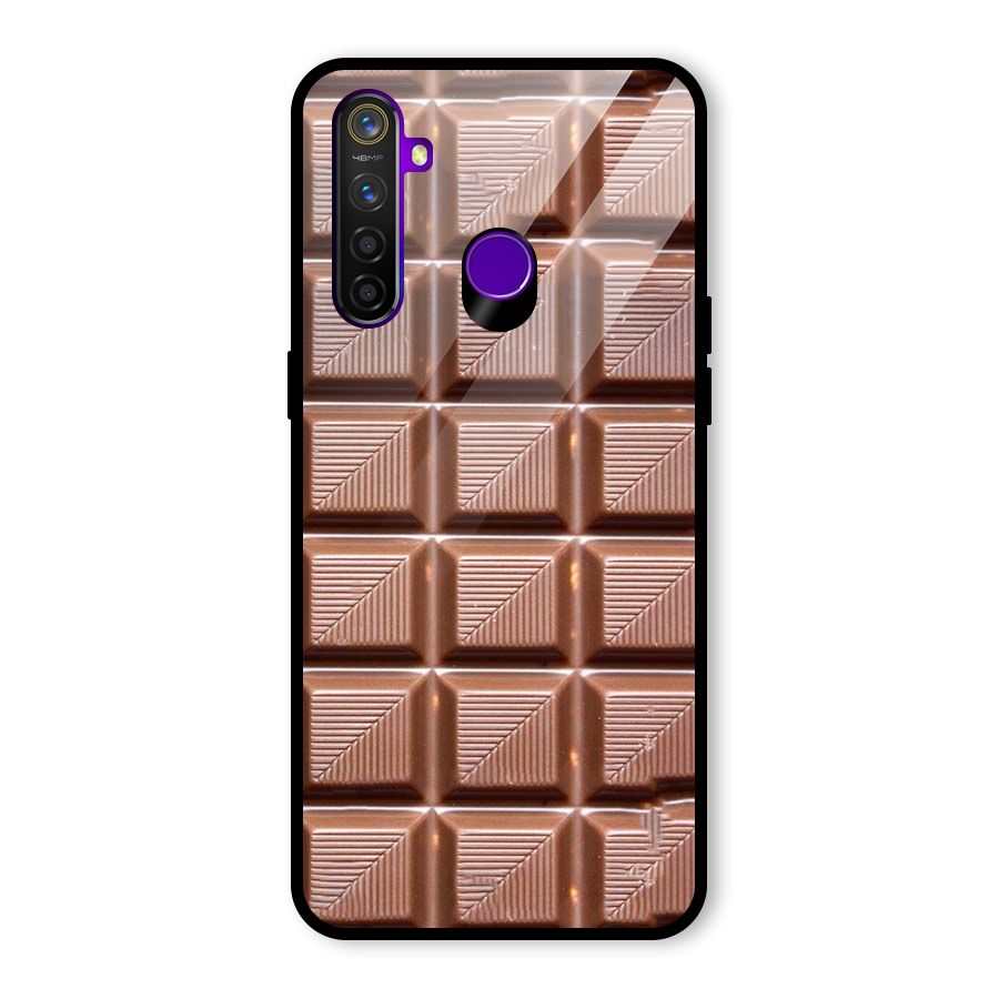Chocolate Tiles Glass Back Case for Realme 5 Pro