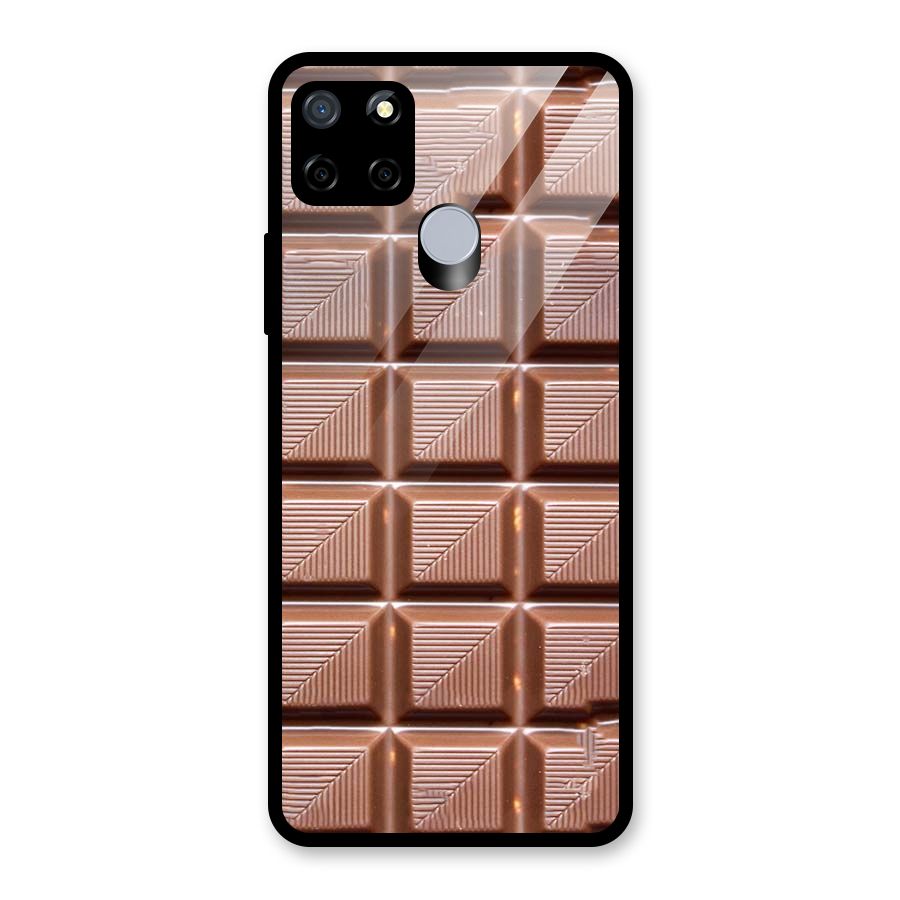 Chocolate Tiles Glass Back Case for Realme C12