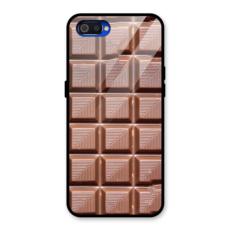 Chocolate Tiles Glass Back Case for Realme C2
