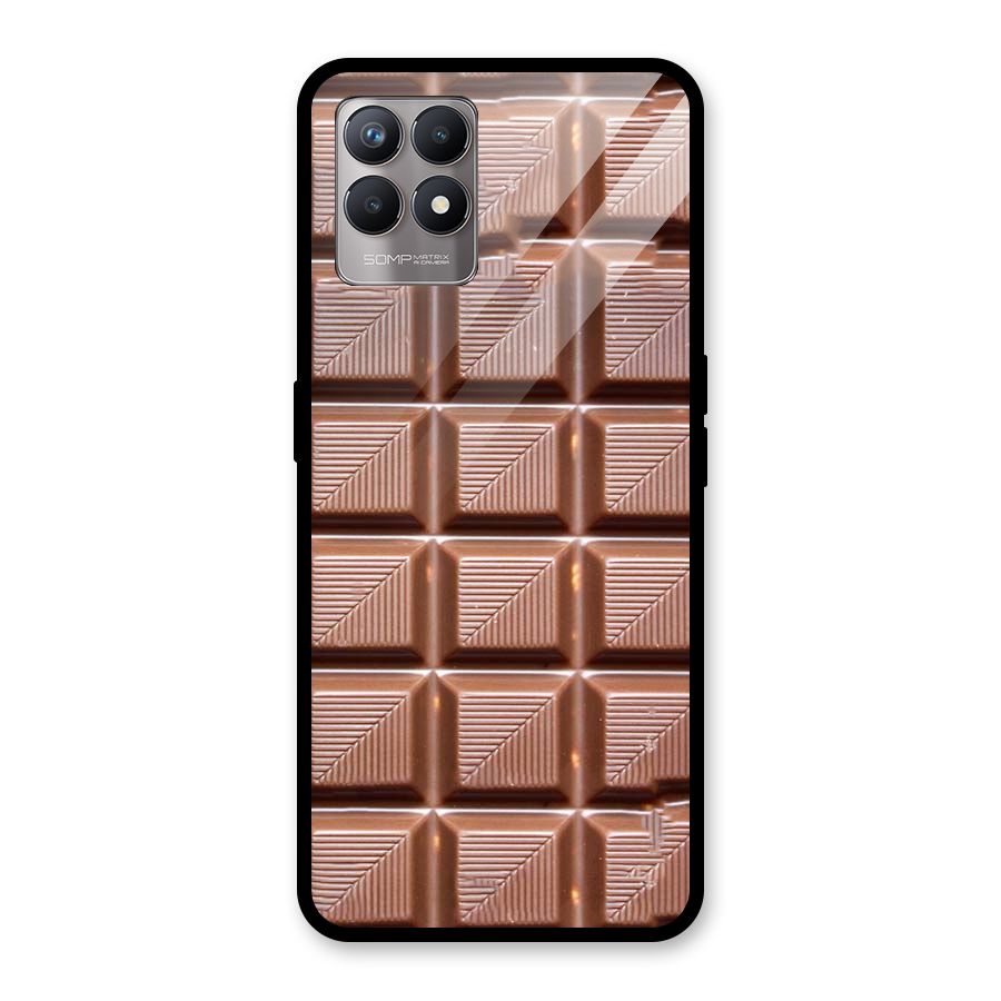 Chocolate Tiles Glass Back Case for Realme Narzo 50