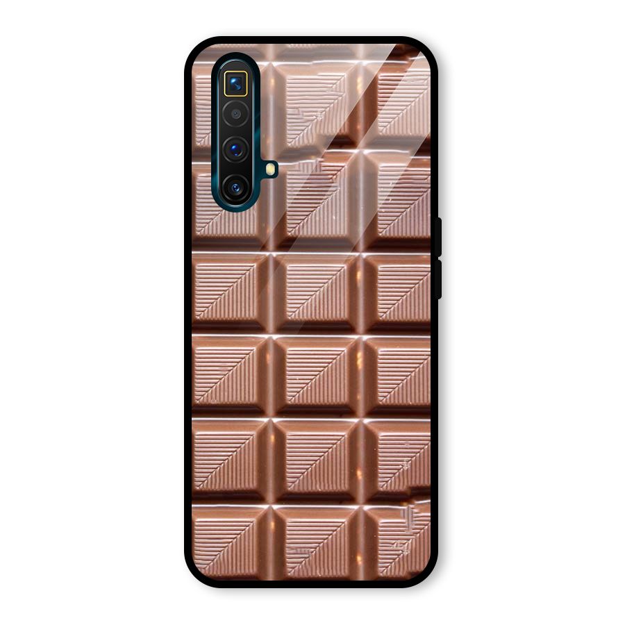 Chocolate Tiles Glass Back Case for Realme X3