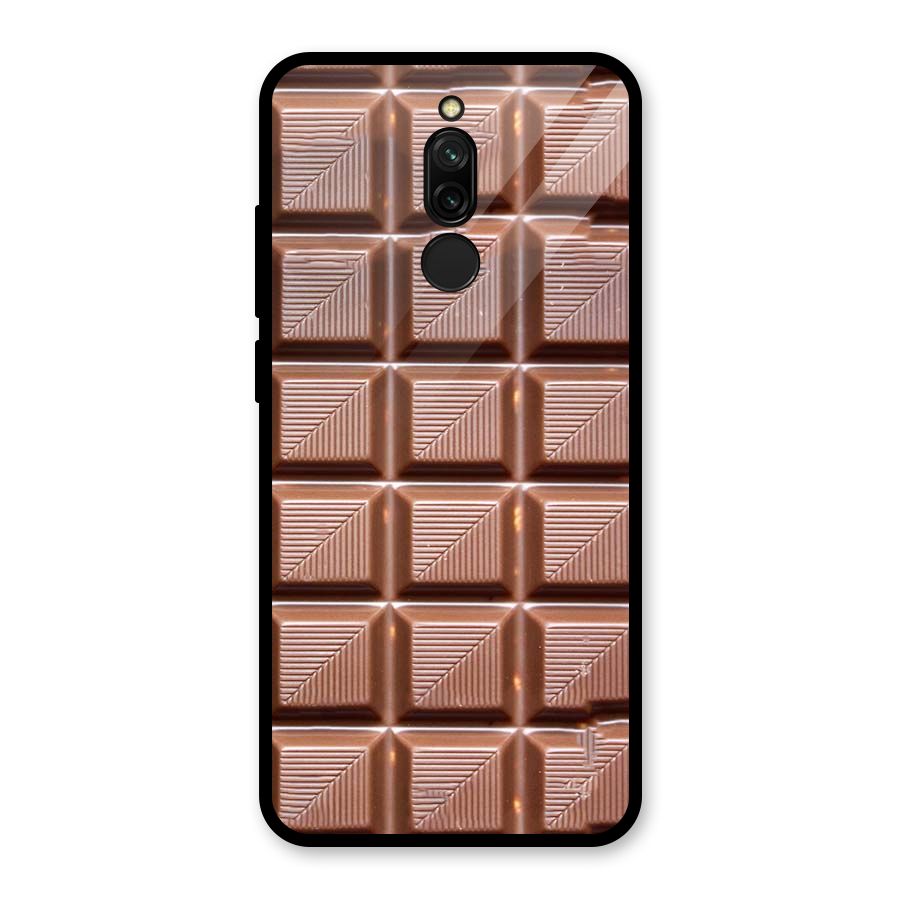 Chocolate Tiles Glass Back Case for Redmi 8