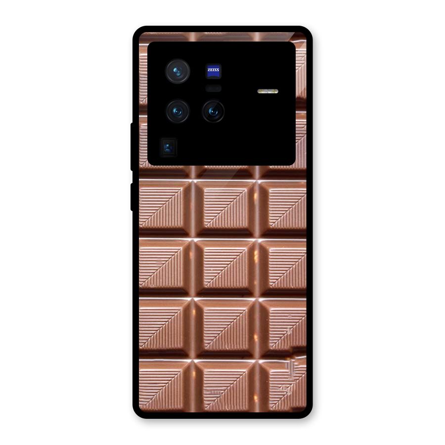 Chocolate Tiles Glass Back Case for Vivo X80 Pro