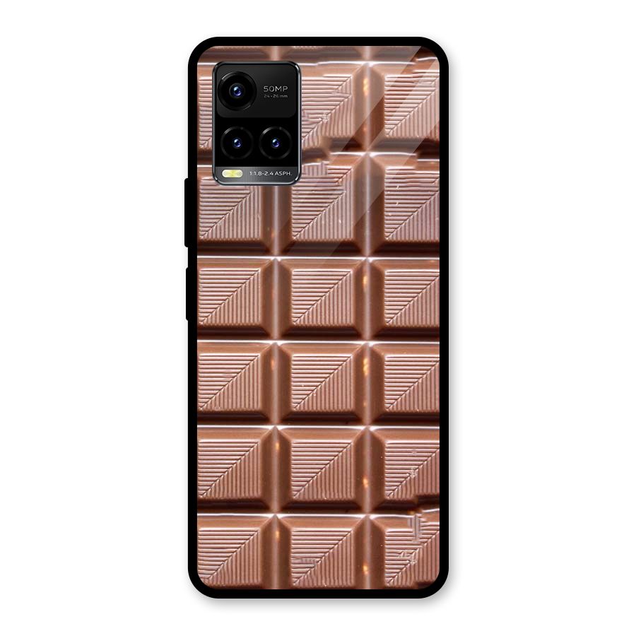 Chocolate Tiles Glass Back Case for Vivo Y21A