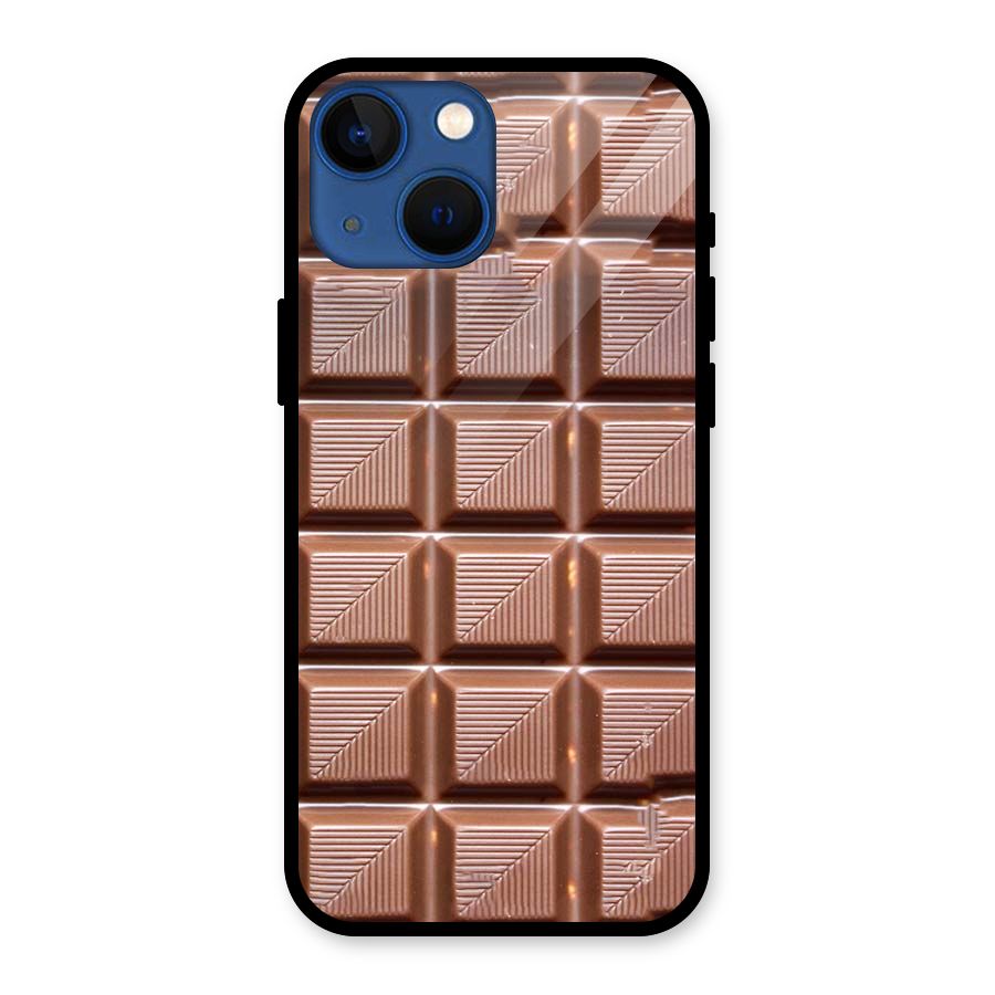 Chocolate Tiles Glass Back Case for iPhone 13 Mini