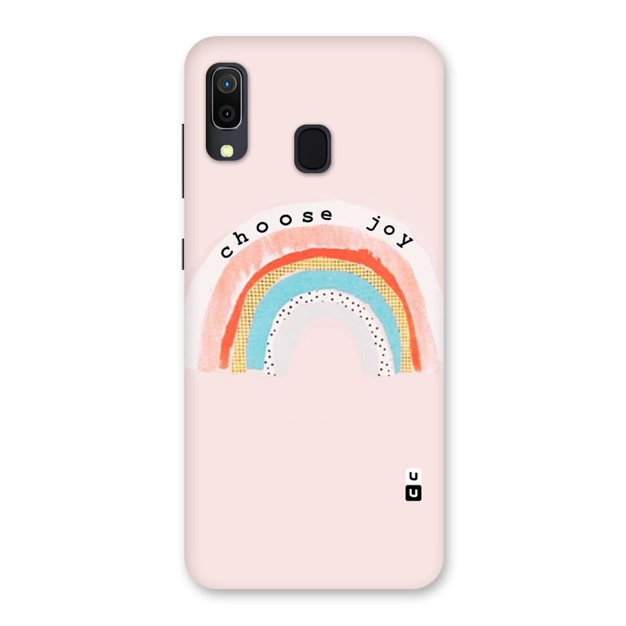 Choose Joy Back Case for Galaxy A20