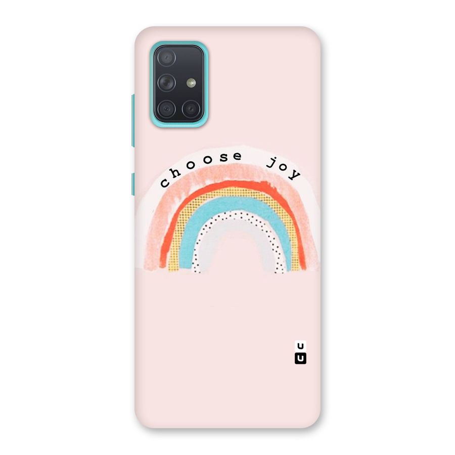 Choose Joy Back Case for Galaxy A71