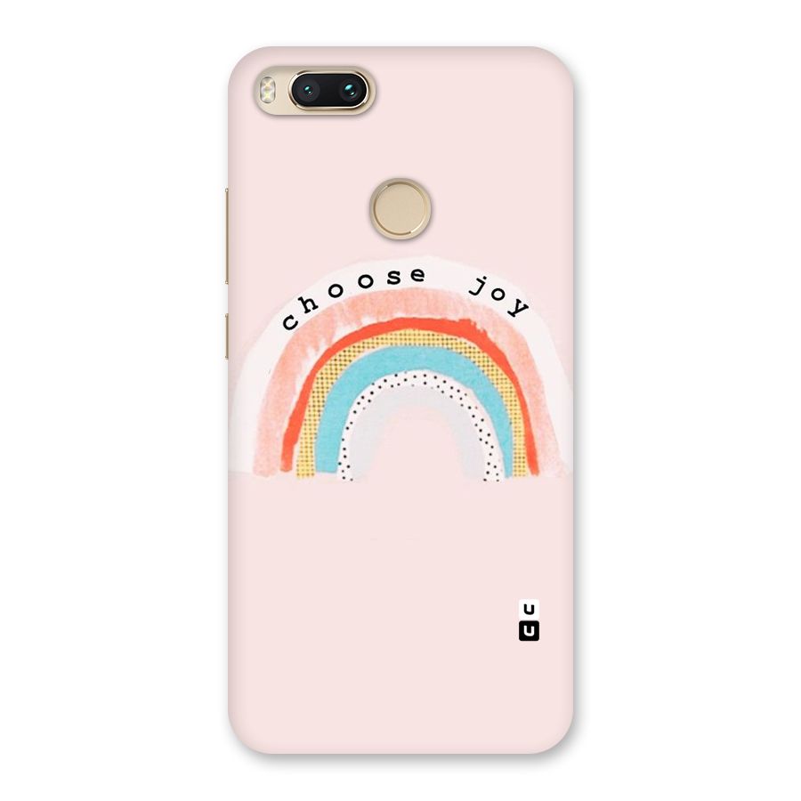 Choose Joy Back Case for Mi A1