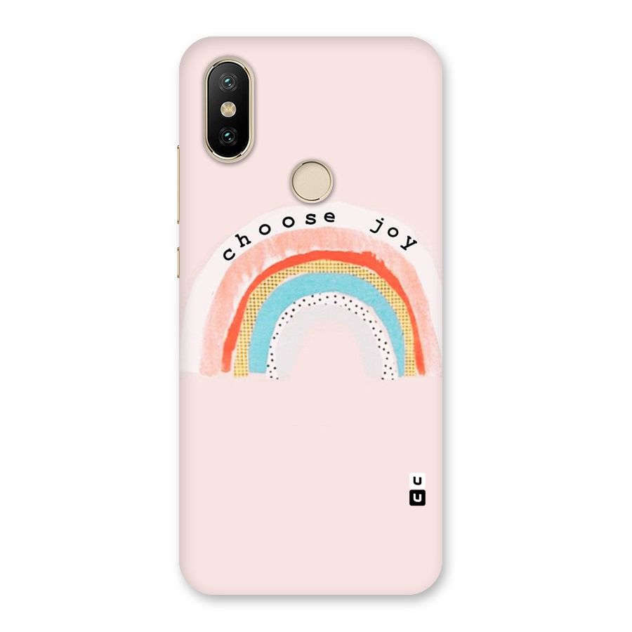 Choose Joy Back Case for Mi A2