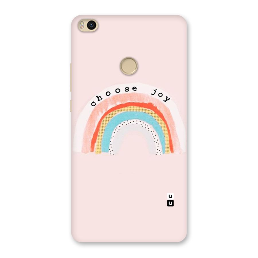 Choose Joy Back Case for Mi Max 2