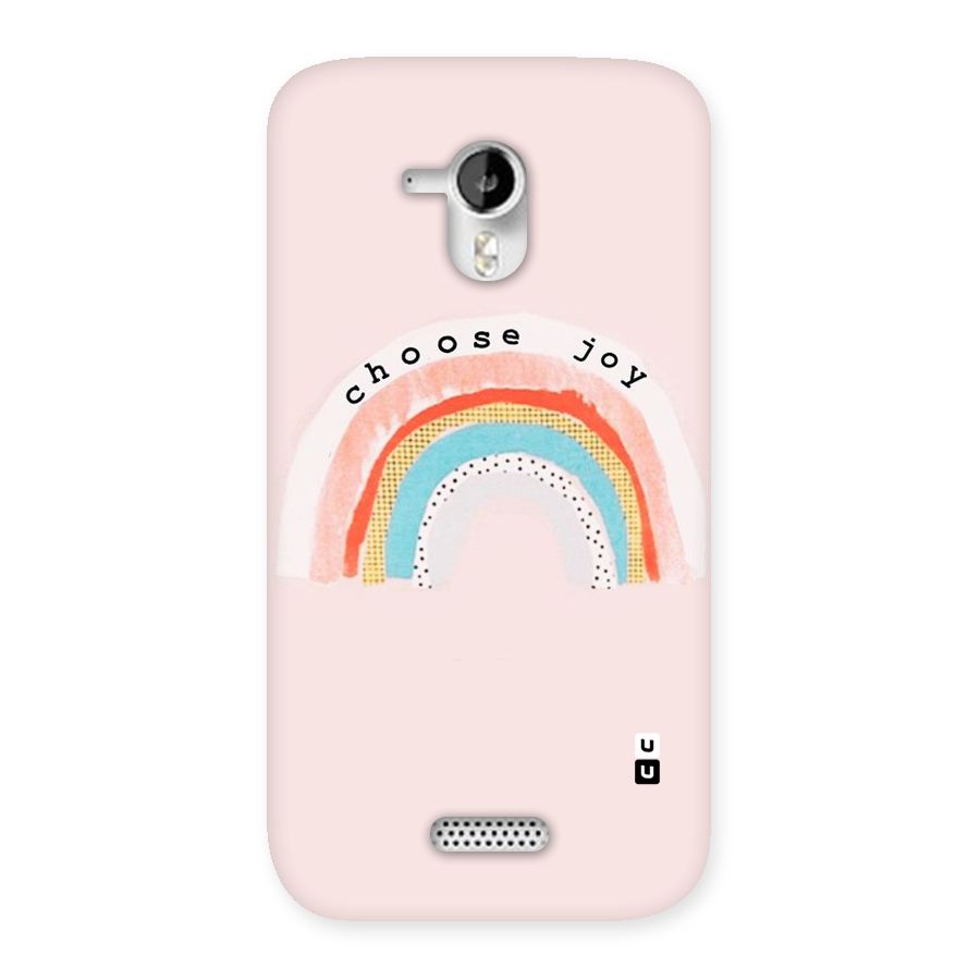 Choose Joy Back Case for Micromax Canvas HD A116