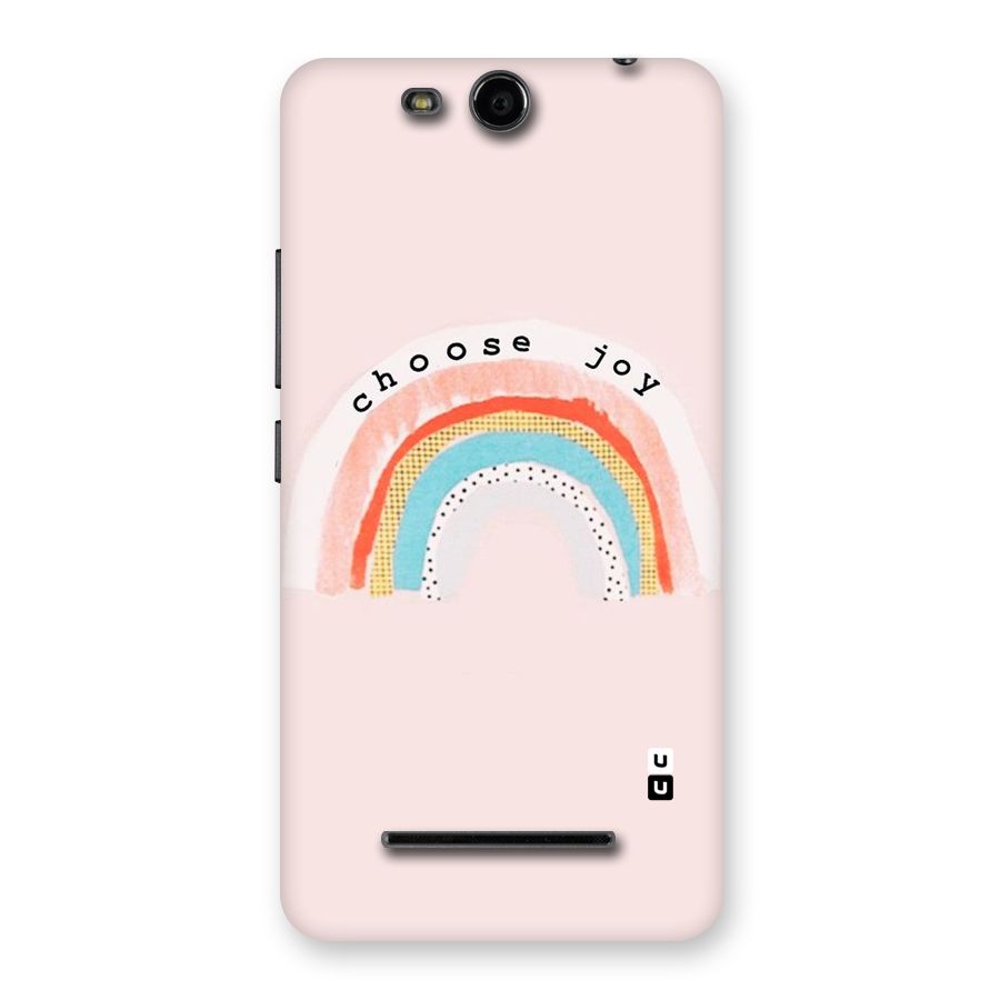 Choose Joy Back Case for Micromax Canvas Juice 3 Q392