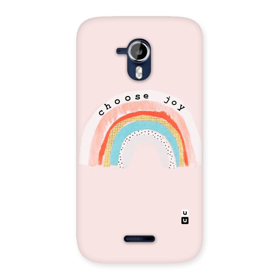 Choose Joy Back Case for Micromax Canvas Magnus A117