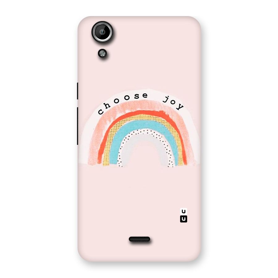Choose Joy Back Case for Micromax Canvas Selfie Lens Q345